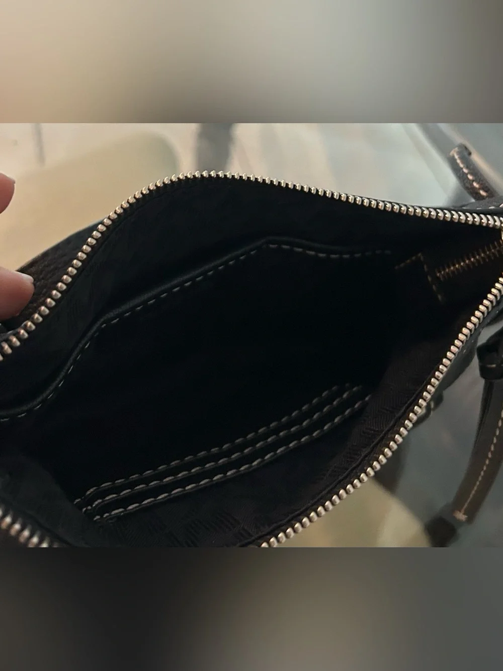 Vintage Michael Kors Astor Small Hobo Bag Black Leather Style 30F5SYBL1L Padlock